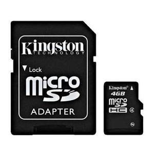 Memoria Microsd + Sd 4gb Kingston Celular Camara Ramos Mejia