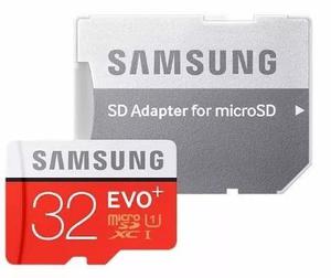 Memoria Samsung 32gb Microsd,evoplus,clasemb/s Nuevo