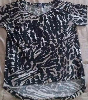 REMERAS MUJER TALLE S/M LÍQUIDO