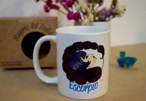 Regalá Taza Mug Cerámica signo Escorpio