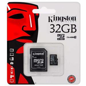Tarjeta Memoria Micro Sd Kingston 32gb + Adaptador Original