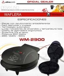Waflera Ultracomb Wm-w Wafles En 3 Minutos Caballito