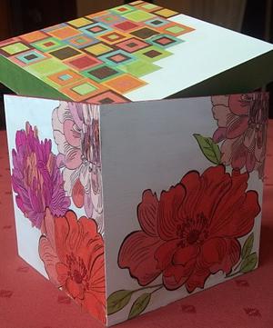 cajita Cubo 13x13