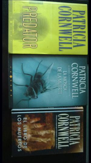 3 libros Patricia Cornwell