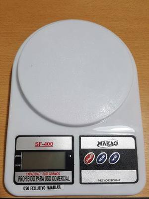 Balanza De Cocina Digital De 1g A 3kg Sf-400