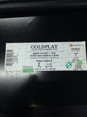 Entradas para ColdPlay