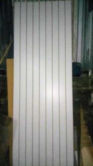 Panel ranurado blanco