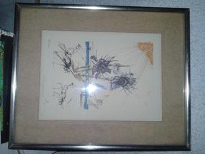 Salvador Dali-Grabado original punta seca numerado y firmado