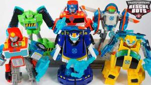 Transformers Optimus Prime, Blades Y Boulder Rescue Bots