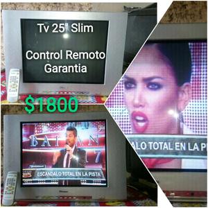 Tv 25" Control Garantia