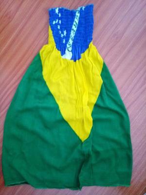 Vestido pollera brasil