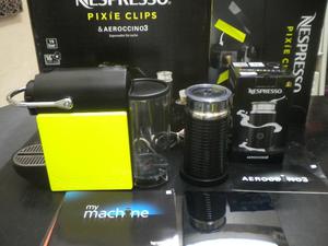 cafetera nespresso pixie con aeroccino 3