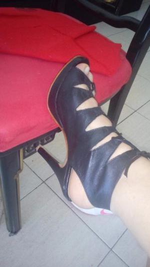 sandalias 37 zapatos stiletto gladiador taco lady confort