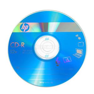 Cd-r 700 Mb Datos 80 Min Música Hewlett Packard