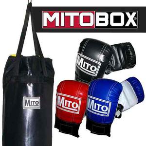 Kit De Boxeo Bolsa + Guantines Mito Fitpoint