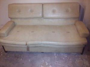 Sillon de 2 cuerpos de cuero