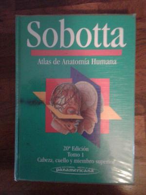 Sobotta Atlas De Anatomía Humana - Tomo 1 - 20° Edición
