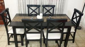 Envio incluido mesa mas 6 dillas!!