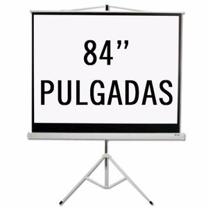 Pantalla Proyector Tripode Loch 84 Pulgadas Alto Contraste