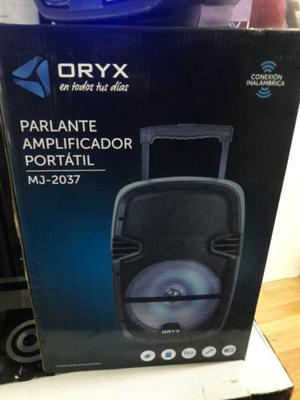 Parlante amplificador portátil