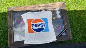 Remeras cortas Pepsi