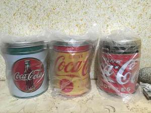 Las 3 Latas Coca Cola Vintage Coleccion Promo 