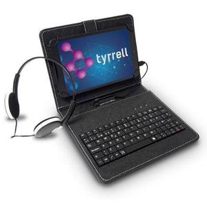 Tablet Tyrrell 10 Pul Quadcore + Auricular + Funda + Teclado