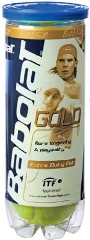 Tubo De Pelotas De Tenis Paddle Babolat Gold X 3 - Olivos
