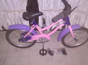 Bicicleta rodado 16 con rueditas de regalo