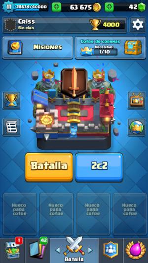 Cuenta Clash Royale  copas con cambio de nombre + 10