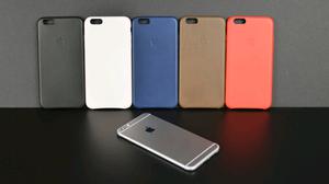 OFERTA Apple silicone y leather case originales