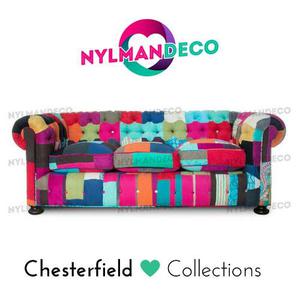 Sillon Chesterfield Patchwork Descuento 30 % Off