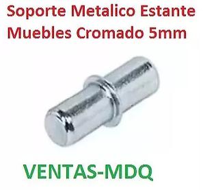 Soporte Metalico Estante Muebles Cromado 5mm