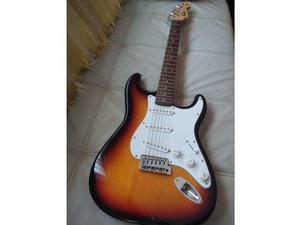 guitarra electrica squier fender + amp valvetech 30w