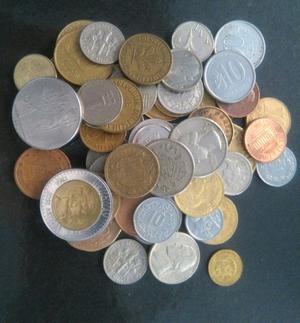 Monedas, universales distintos valores