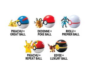Pokemon + Pokebola Modelos Original Tomy Jugueterialeon
