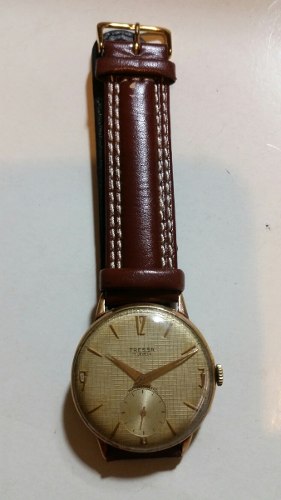 Reloj Vintage Tressa Cuerda Cuadrante Texturado. Service.