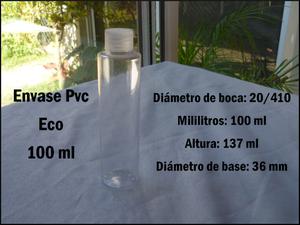 Envase Pvc Eco 100 ml por 10 unidades!