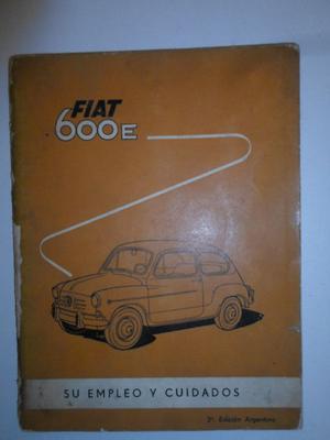 MANUAL ANTIGUO FIAT 600E