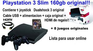 Playstation gb+kit Move+1 Joystick+8 Juegos Orig
