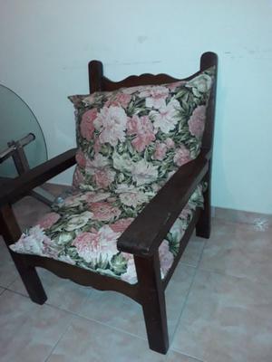 Sillon algarrobo de 3 cuerpos