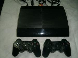 Sony Playstation 3 Ps3 Ultra Slim 2 Joysticks En Caja 2 Fifa