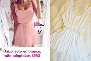 Vestido importado blanco