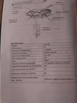 Ahoyadora mod.1E44-5F 52cc