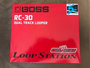 Liquido Pedal Loop Station Boss rc 30 para Guitarra, Bajo