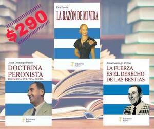 Promoción Peronismo Por Tres. Ediciones Fabro