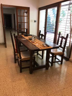 Vendo mesa de algarrobo