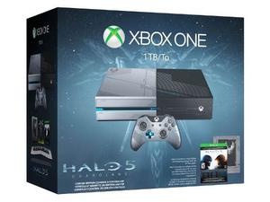 Xbox One 1tb Halo 5 Negro Consola Microsoft Nueva En Caja