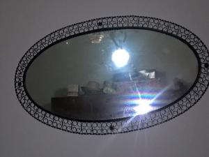 espejo marco de hierro