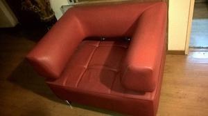 sillon un cuerpo rojo